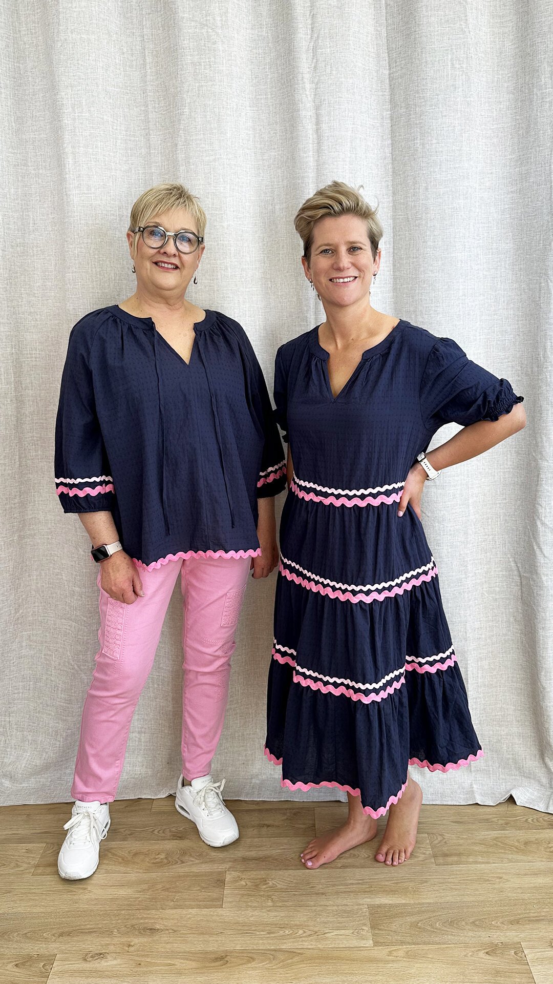 style items clothing on different bodies